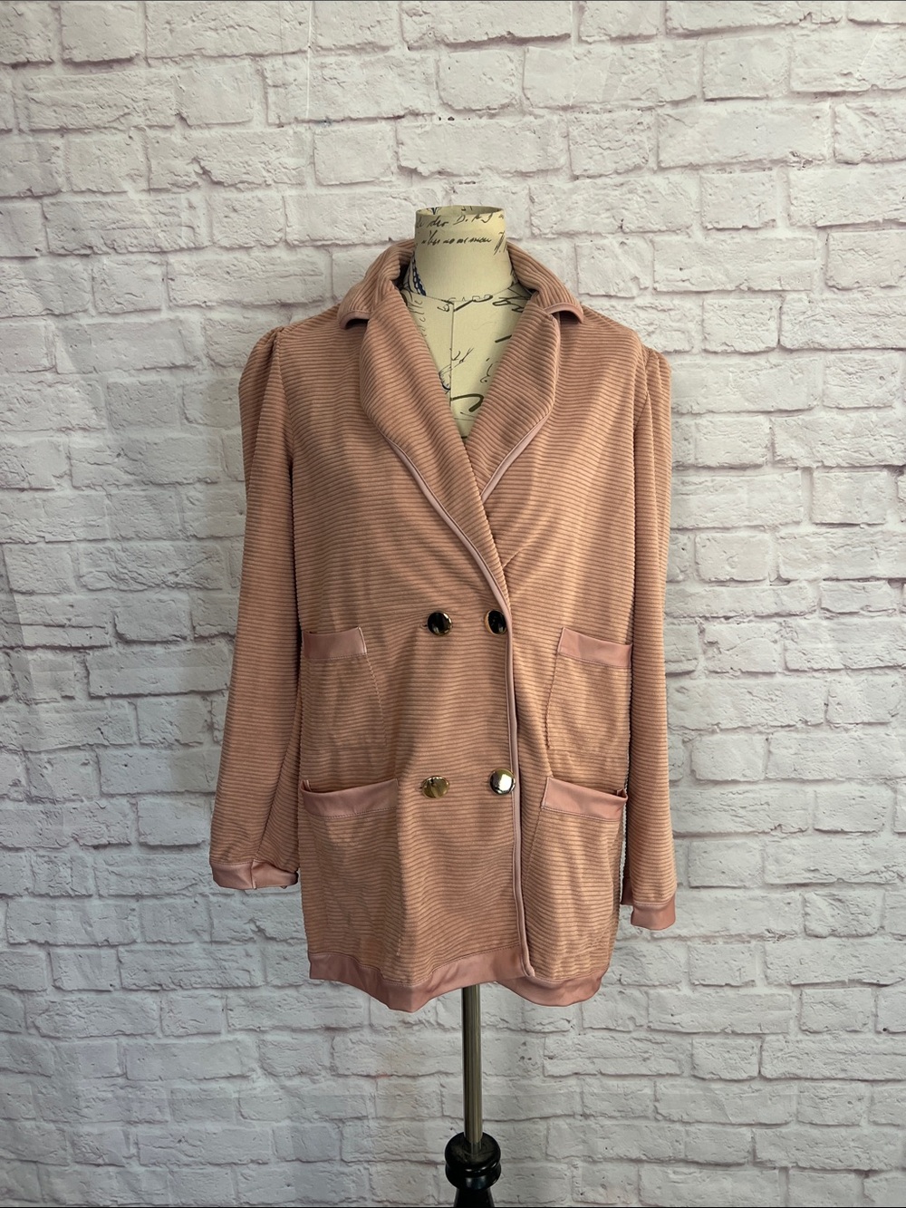 Women’s Peach Blazer Jacket